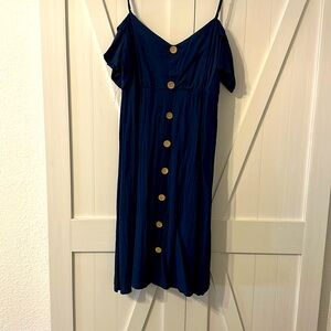 Barely worn pink blush maternity off shoulder dress